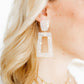 Kennedy Statement Earrings - Gold Confetti - LINNY CO WholesaleAcetate