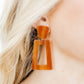 Kennedy Statement Earrings - Honey - LINNY CO WholesaleAcetate