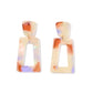 Kennedy Statement Earrings - Lavender Honey - LINNY CO WholesaleAcetate