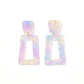 Kennedy Statement Earrings - Lavender Skies - LINNY CO WholesaleAcetate