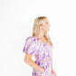 Kennedy Statement Earrings - Lilac - LINNY CO WholesaleAcetate