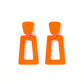 Kennedy Statement Earrings - Metallic Orange - LINNY CO WholesaleAcetate