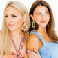 Kennedy Statement Earrings - Neon Punch - LINNY CO WholesaleAcetate