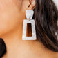 Kennedy Statement Earrings - Pearl White - LINNY CO WholesaleAcetate