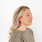 Kennedy Statement Earrings - Pink Multi - LINNY CO WholesaleAcetate