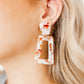 Kennedy Statement Earrings - Texas Pearl - LINNY CO WholesaleAcetate