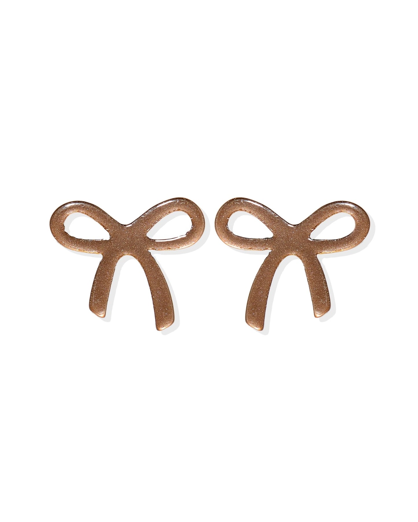 Kylie Bow Earrings - Espresso - LINNY CO WholesaleAcetate