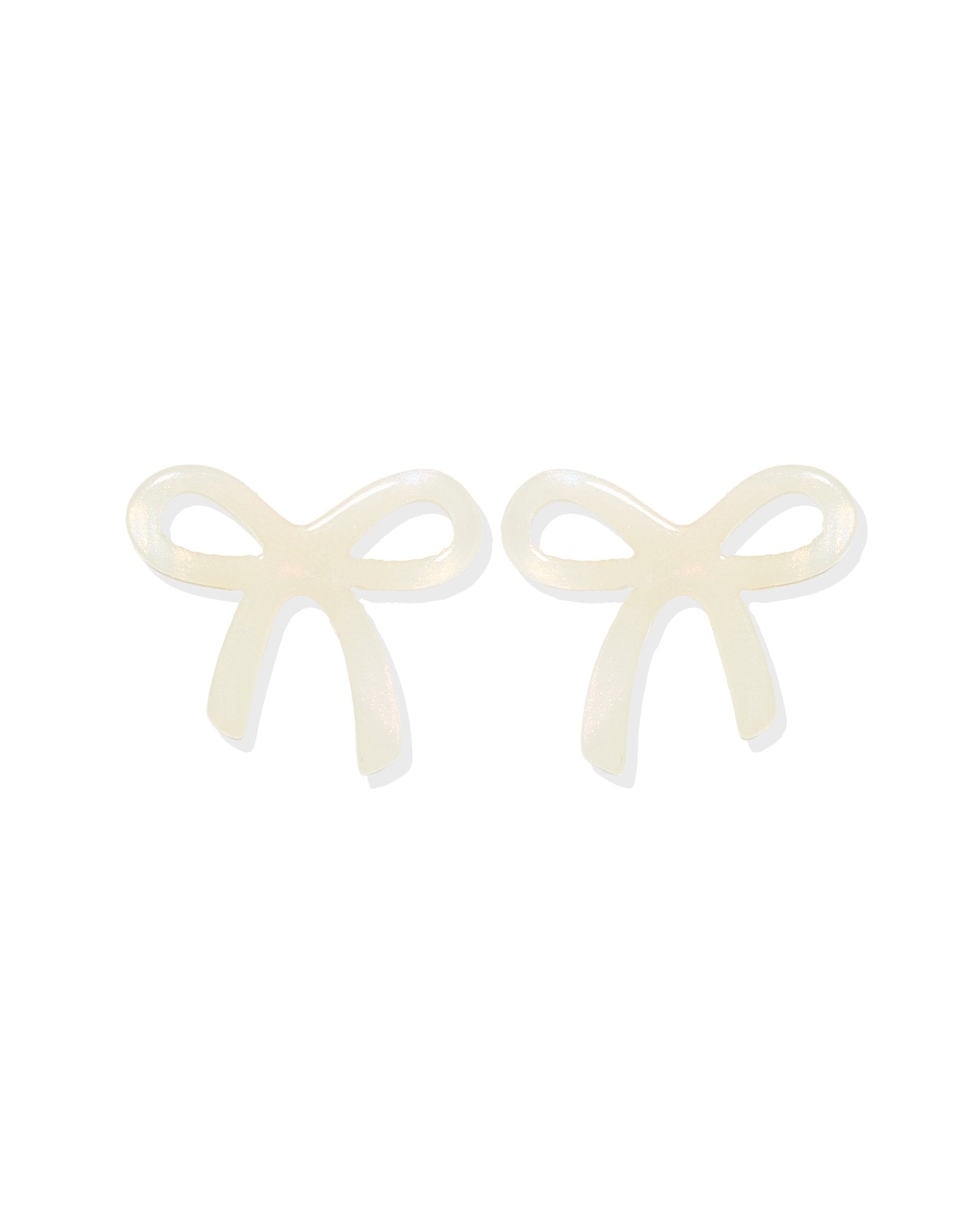 Kylie Bow Earrings - Iridescent - LINNY CO WholesaleAcetate