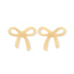 Kylie Bow Earrings - Latte - LINNY CO WholesaleAcetate