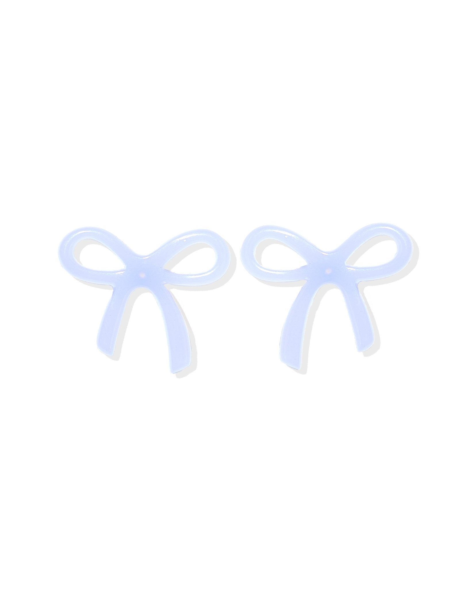Kylie Bow Earrings - Lavender Haze - LINNY CO WholesaleAcetate