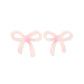 Kylie Bow Earrings - Pink Tie Dye - LINNY CO WholesaleAcetate