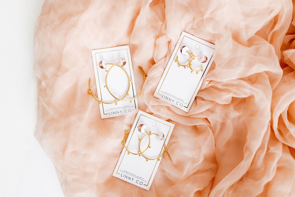 Lauren - Medium - Earrings - LINNY CO WholesaleMetals