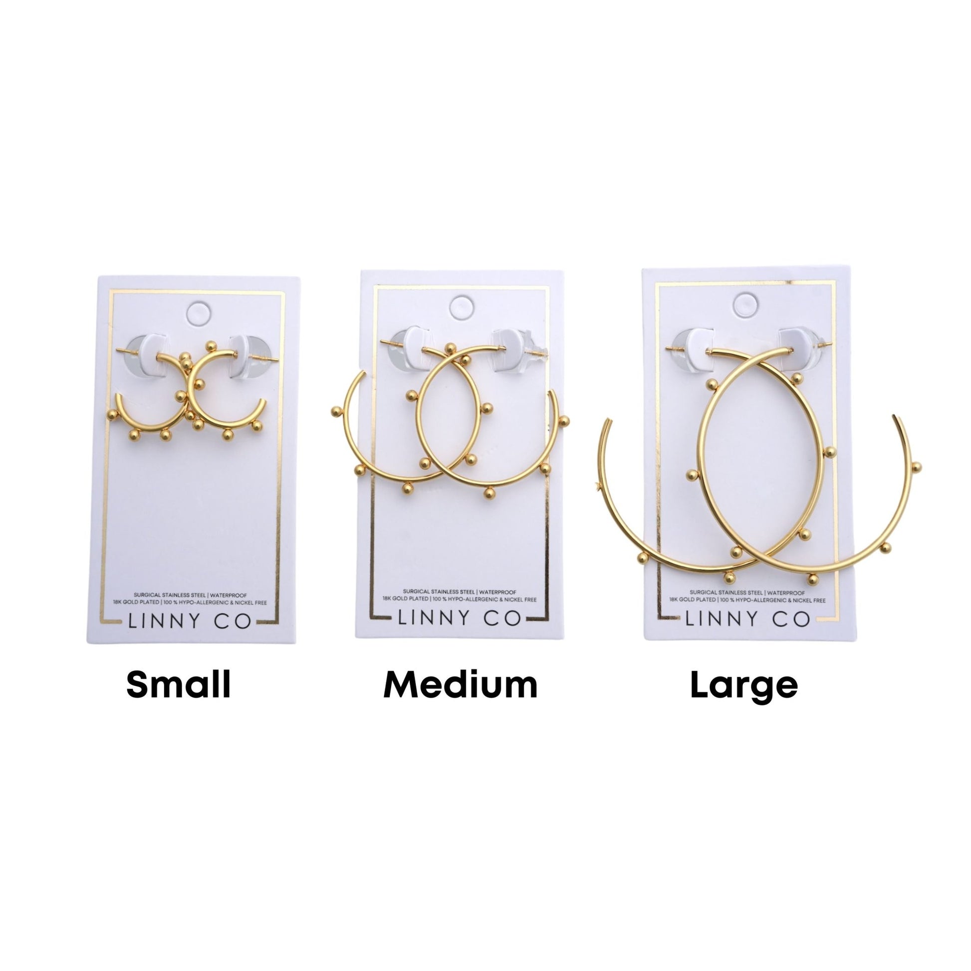 Lauren - Medium - Earrings - LINNY CO WholesaleMetals