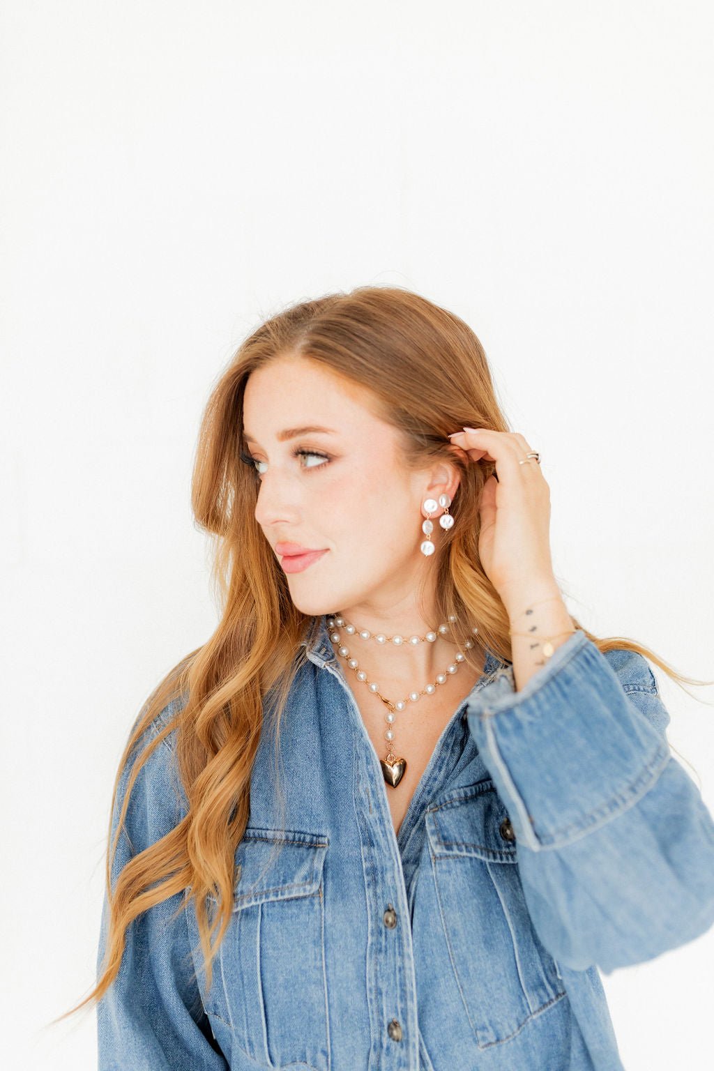 Libby - 2 Pearl - Earrings - LINNY CO WholesaleMetals