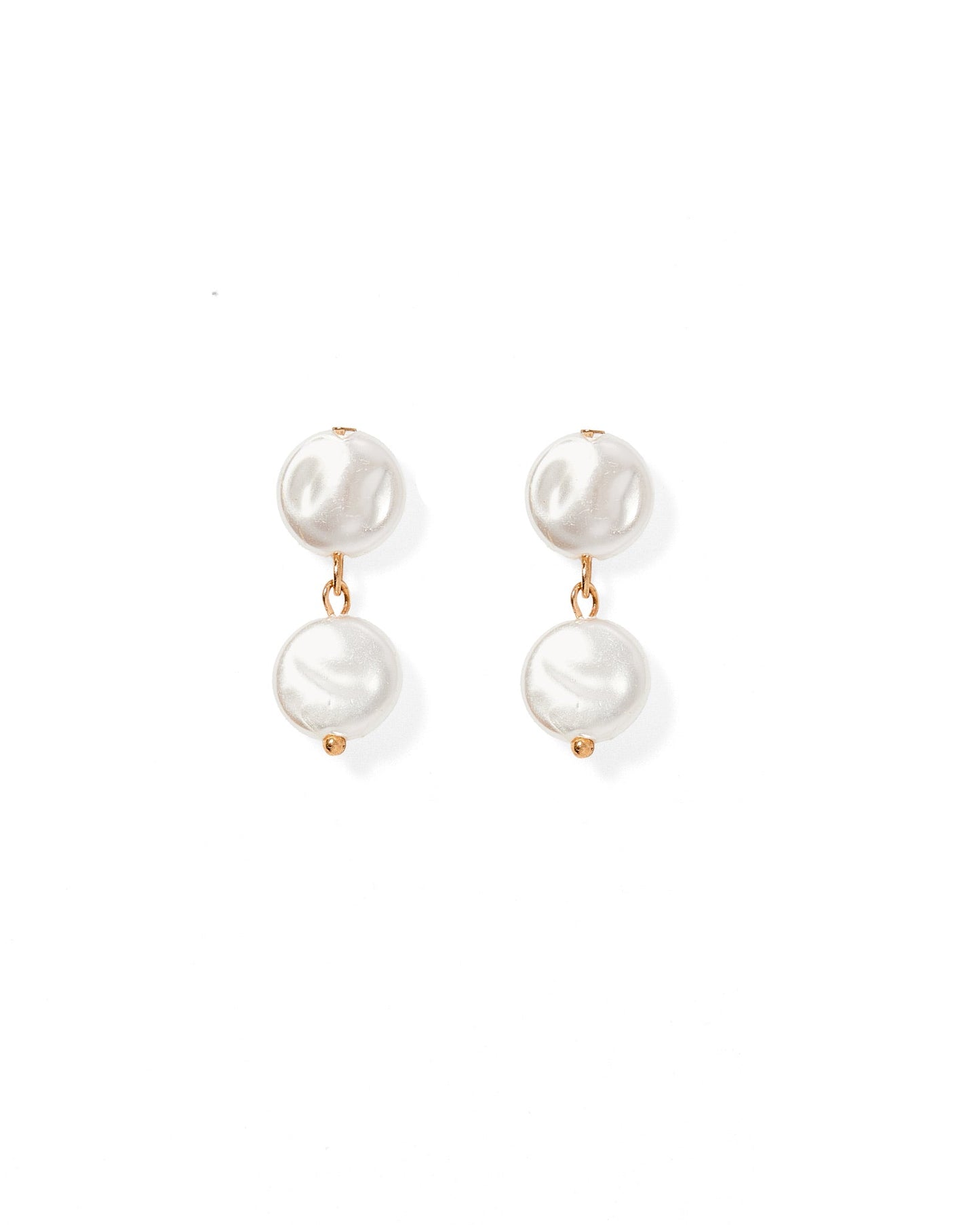 Libby - 2 Pearl - Earrings - LINNY CO WholesaleMetals