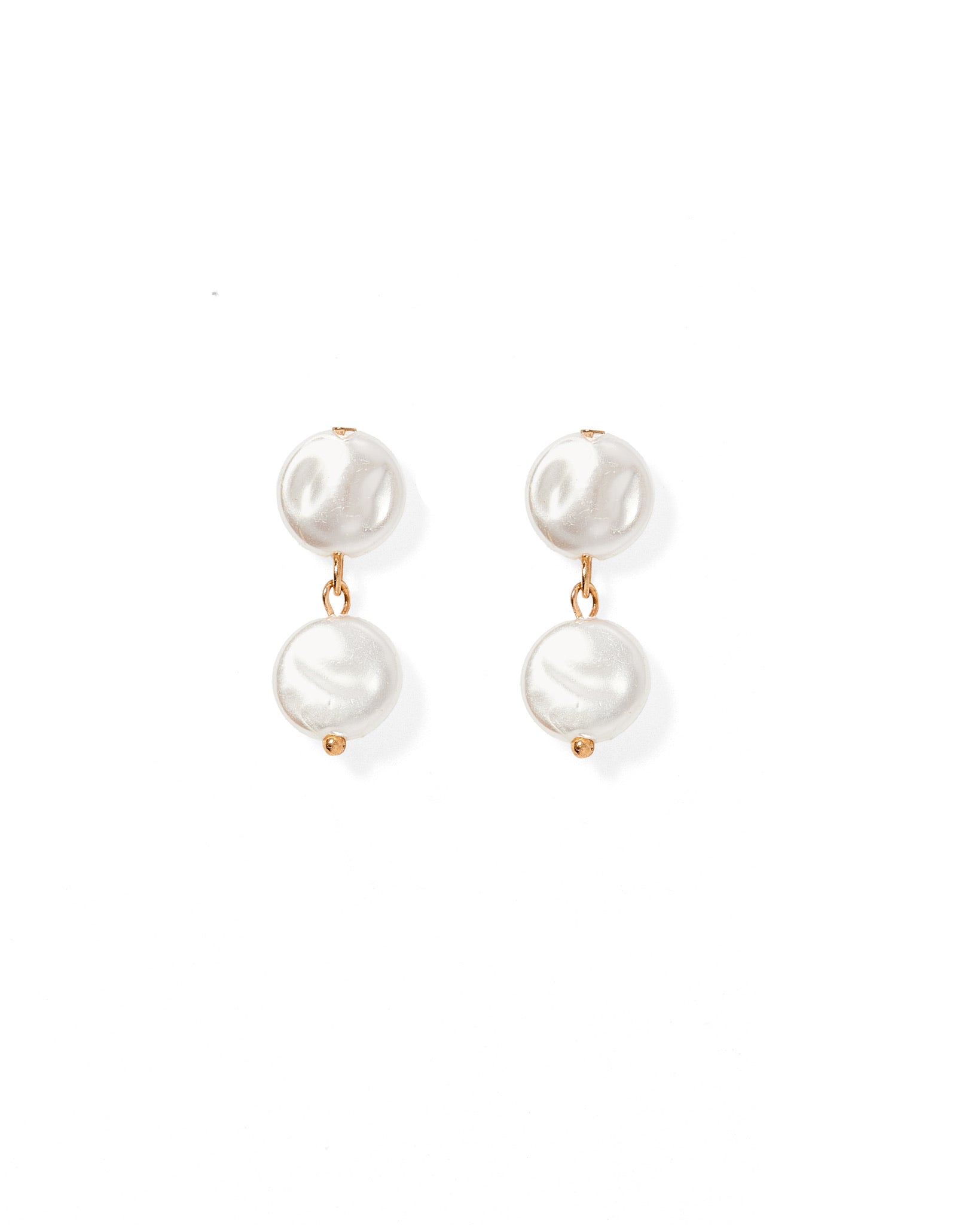 Libby - 2 Pearl - Earrings - LINNY CO WholesaleMetals