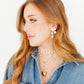 Libby - 3 Pearl - Earrings - LINNY CO WholesaleMetals