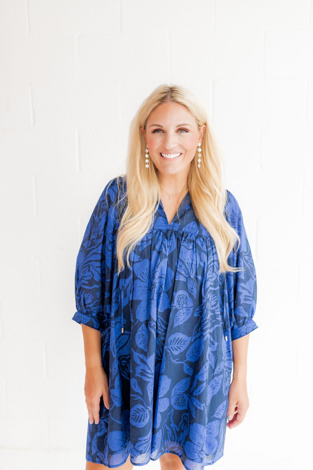 Libby - 5 Pearl - Earrings - LINNY CO WholesaleMetals