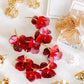 Loiuse Hoop - Red - LINNY CO WholesaleMetal