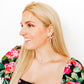 Lola Bow Earrings - Baby Pink - LINNY CO WholesaleAcetate