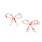 Lola Bow Earrings - Pink Sprinkles - LINNY CO WholesaleAcetate