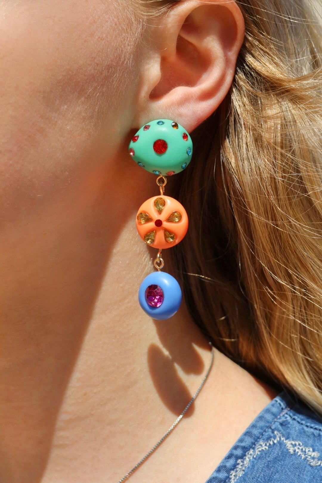 Malia Statement Earrings - LINNY CO WholesaleAcetate