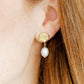 Mary Jean Shell Pearl Earrings - LINNY CO WholesaleMetals