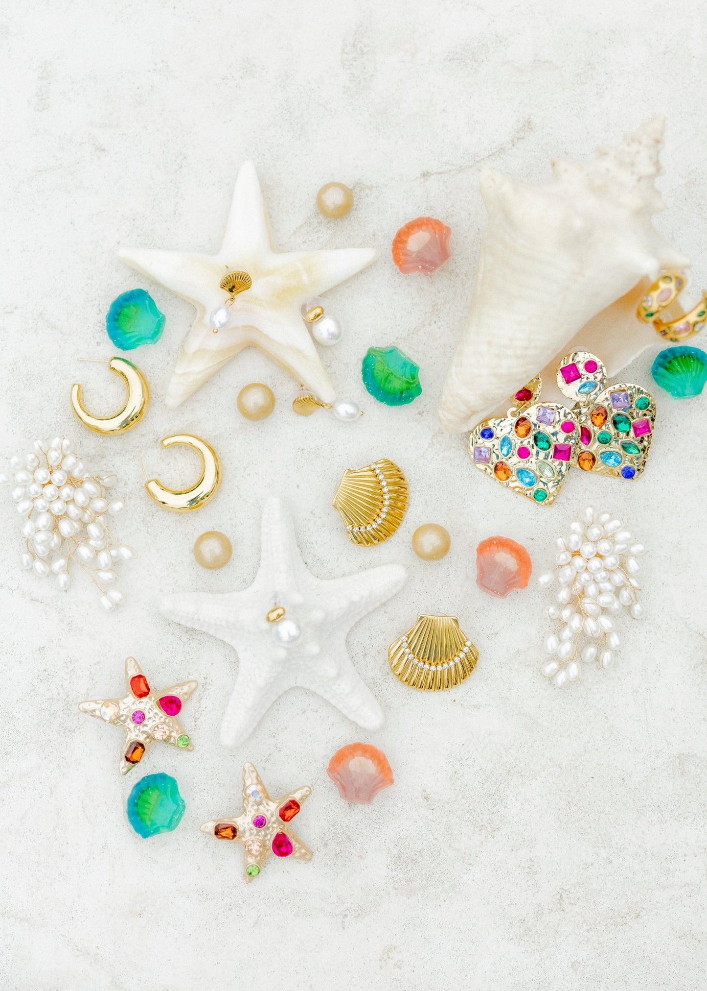 Mary Jean Shell Pearl Earrings - LINNY CO WholesaleMetals