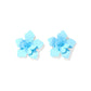 Maxine Statement Earrings - Blue - LINNY CO WholesaleMetal