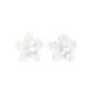 Maxine Statement Earrings - White - LINNY CO WholesaleMetal