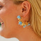 Melinda Hoop - Blue - LINNY CO WholesaleMetal