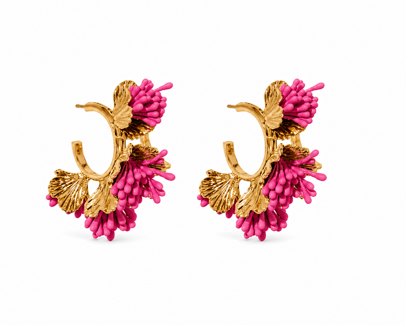 Melinda Hoop - Magenta - LINNY CO WholesaleMetal