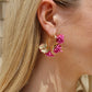 Melinda Hoop - Magenta - LINNY CO WholesaleMetal