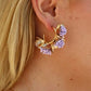 Melinda Hoop - Purple - LINNY CO WholesaleMetal