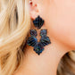 Michelle Statement Earrings - Black Iridescent - LINNY CO WholesaleAcetate