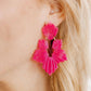Michelle Statement Earrings - Cosmic Pink - LINNY CO WholesaleAcetate