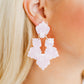 Michelle Statement Earrings - Disco Pink - LINNY CO WholesaleAcetate