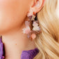 Michelle Statement Earrings - Lavender Honey - LINNY CO WholesaleAcetate