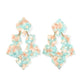 Michelle Statement Earrings - Mint Shell - LINNY CO WholesaleAcetate