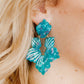 Michelle Statement Earrings - Mystic Lagoon - LINNY CO WholesaleAcetate
