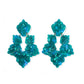 Michelle Statement Earrings - Mystic Lagoon - LINNY CO WholesaleAcetate