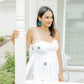 Michelle Statement Earrings - Mystic Lagoon - LINNY CO WholesaleAcetate