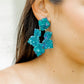 Michelle Statement Earrings - Mystic Lagoon - LINNY CO WholesaleAcetate