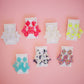 Michelle Statement Earrings - Neon Yellow Clouds - LINNY CO WholesaleAcetate
