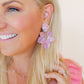 Michelle Statement Earrings - Rosy Glow - LINNY CO WholesaleAcetate