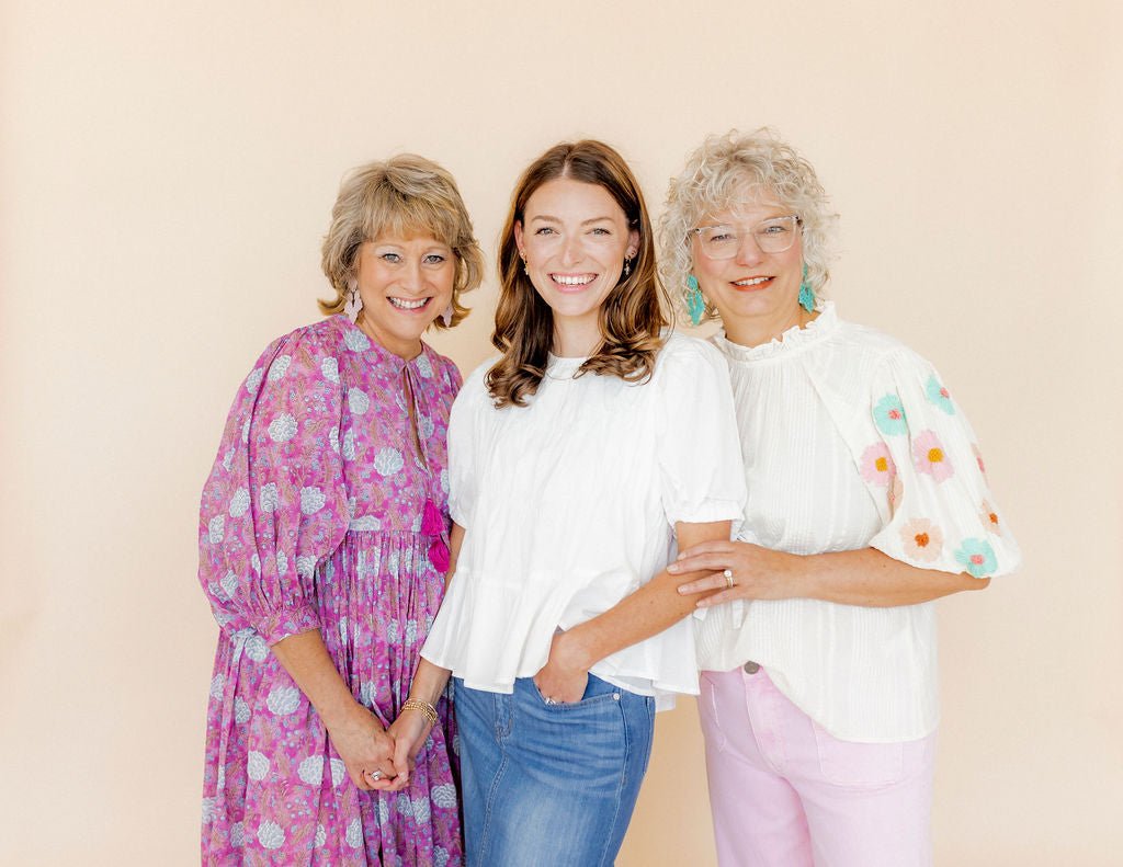 Michelle Statement Earrings - Vintage Rose - LINNY CO WholesaleAcetate