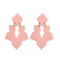 Michelle Statement Earrings - Vintage Rose - LINNY CO WholesaleAcetate