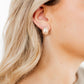 Monica Pearl Stud - Pink - LINNY CO WholesaleMetals