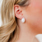 Monica Pearl Stud - White - LINNY CO WholesaleMetals