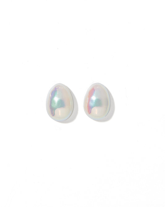 Monica Pearl Stud - White - LINNY CO WholesaleMetals